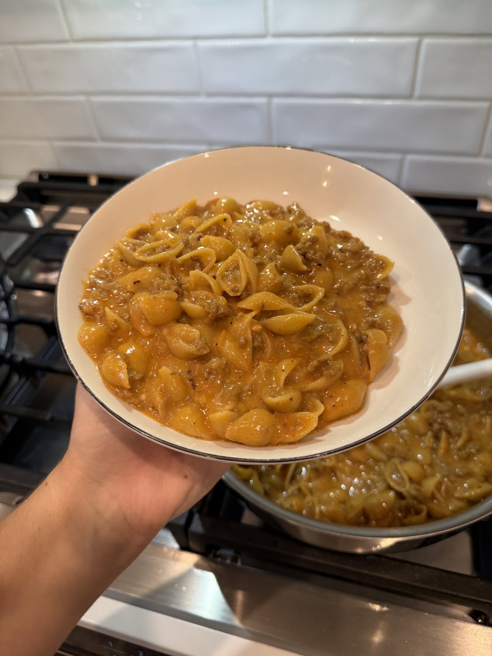 One-Pot Cheeseburger Pasta