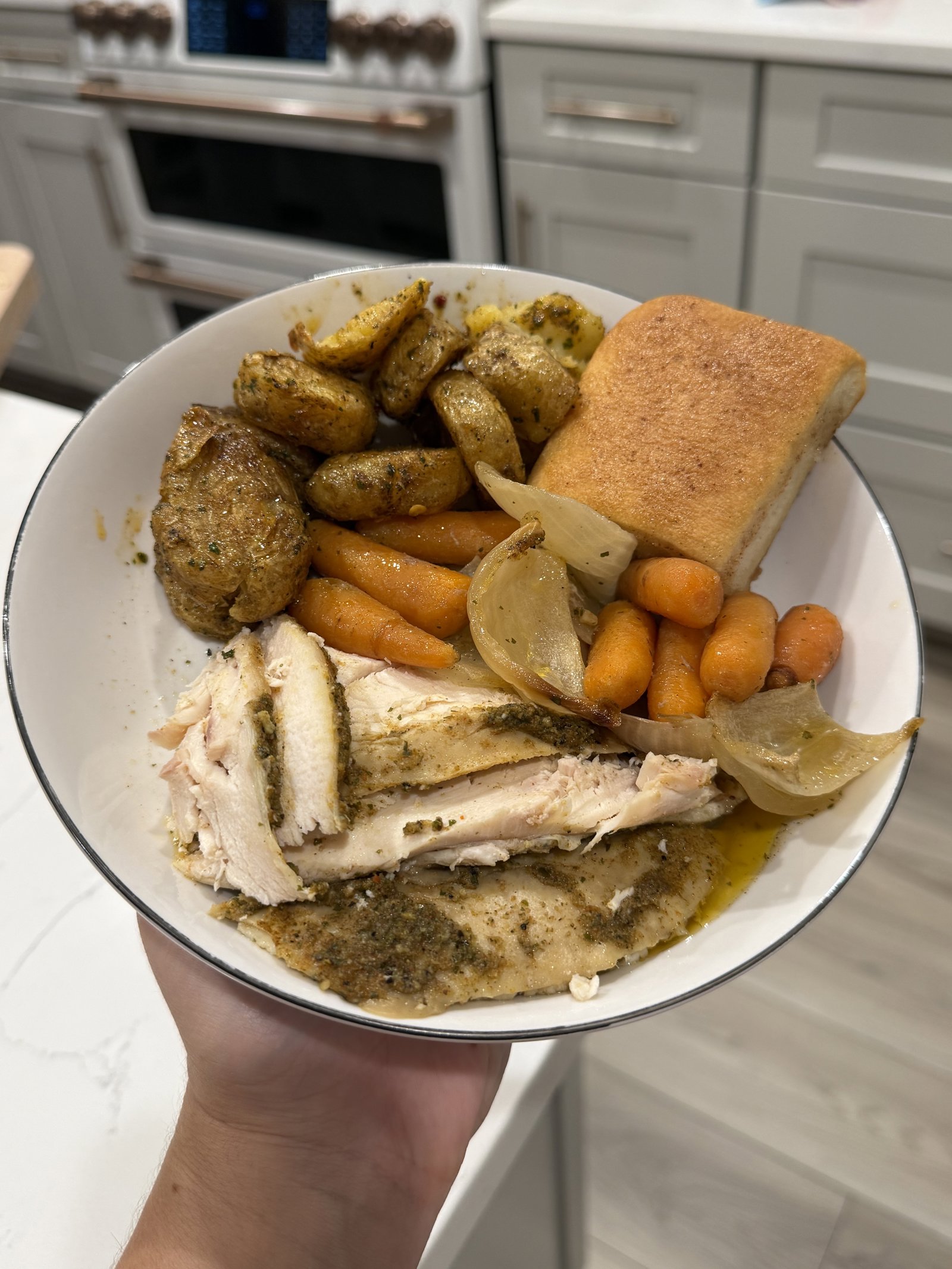 Buttery Garlic Slow Cooker Chicken