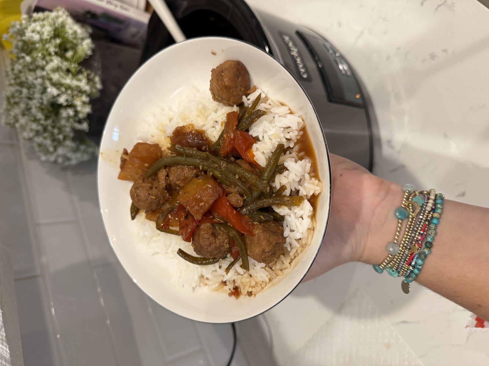 Pineapple Soyaki Meatballs