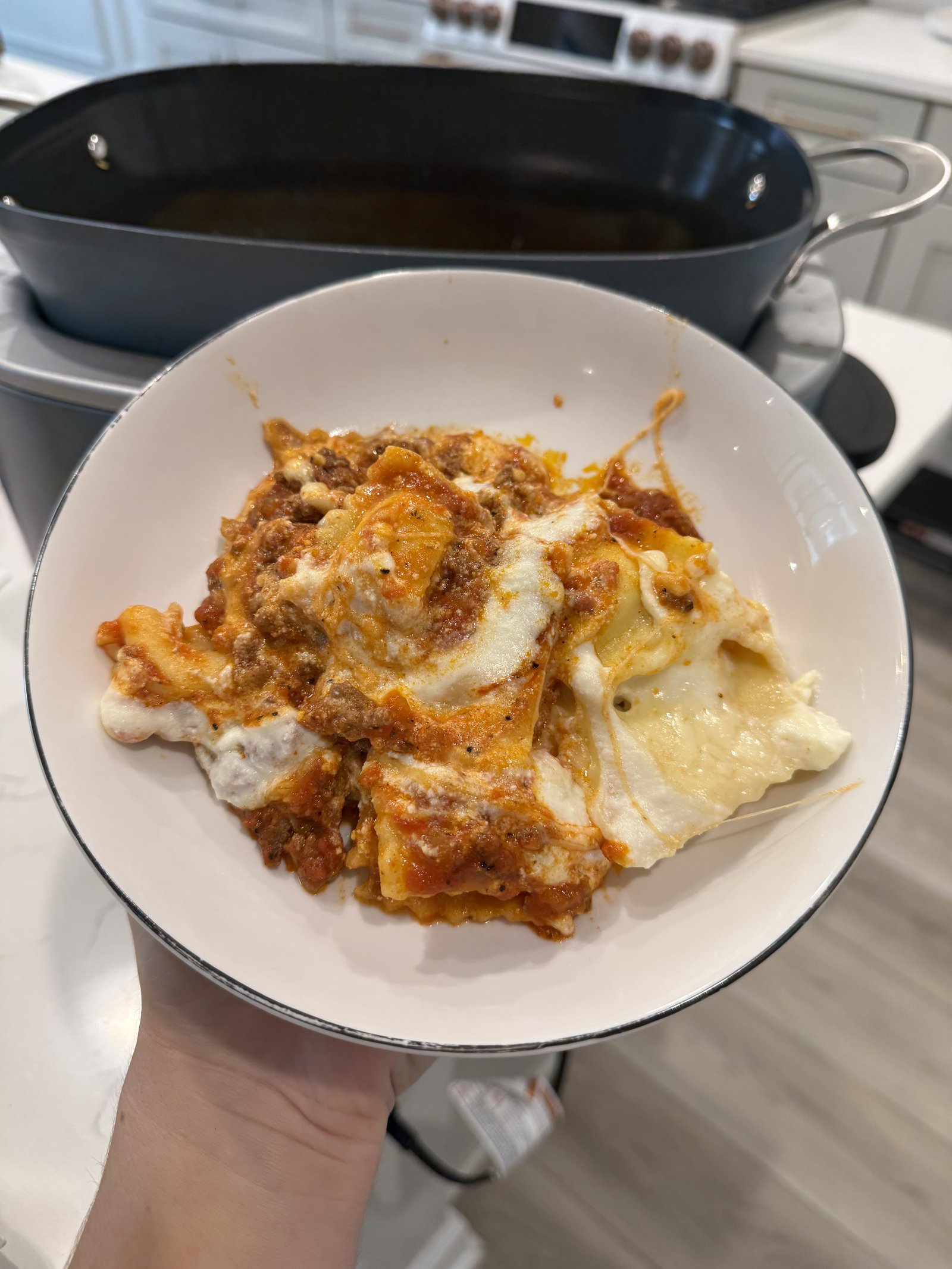 Lazy Ravioli Lasagna